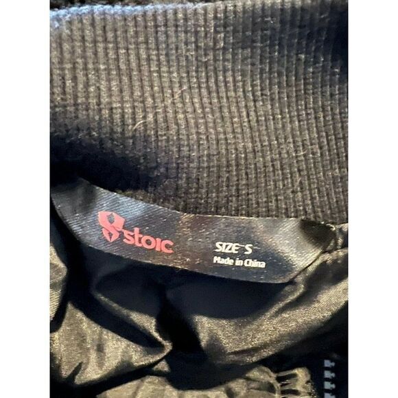 Stoic Black Bomber Moto Jacket - Picture 4 of 6